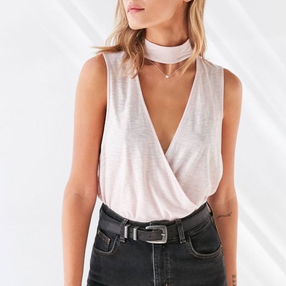 Urban Outfitters Tops - Silence & Noise - Violet Mock Surplice Top